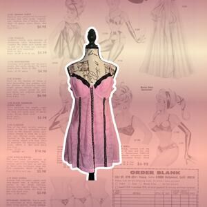 Women's Sheer Mini Slip Dress with Embellishments